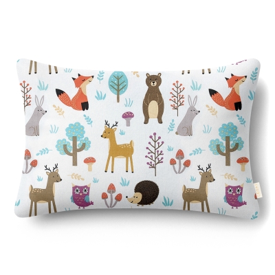 Наволочка фланель 50х70 ANIMALS MUSHROOMS