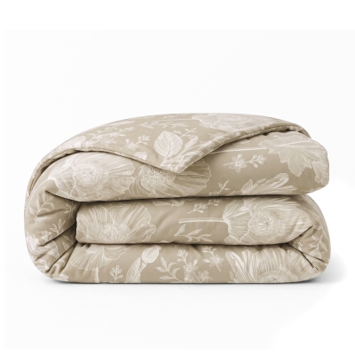 Підковдра двоспальна фланель 180х220 BOTANIC FLORA SAND