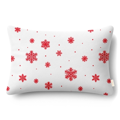 Наволочка фланель 70х70 SNOWFLAKES BERRY