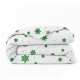 Підковдра двоспальна фланель 180х220 SNOWFLAKES EVERGREEN