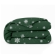 Підковдра двоспальна фланель 175х210 SNOWFLAKES FOREST