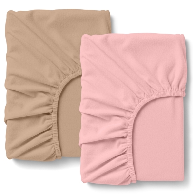 Набір простирадло на резинці фланель 160х200 BLUSH DUO