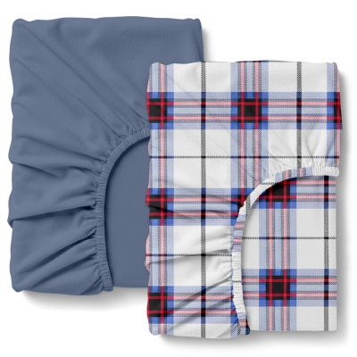Набір простирадло на резинці фланель 200х200 ROYAL TARTAN