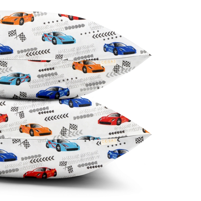 Набір наволочок на подушку 40х60 RACING CARS
