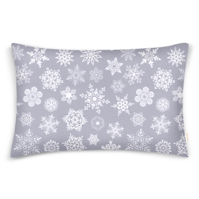 Наволочка фланель 40х60 SNOWFLAKES CS1