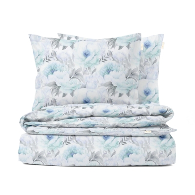 Євро постіль сатин без простирадла SOFT PEONY