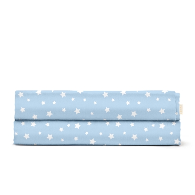 Дитяче простирадло 110х160 LIGHT BLUE STARFALL CS1