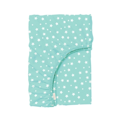 Простирадло на резинці 200x200 MINT STARFALL