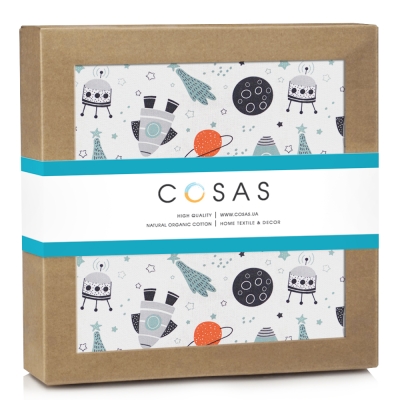 Дитячий непромокаючий наматрацник 60х120 SPACE TRAVEL