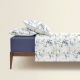 Євро постільна білизна з простирадлом на резинці FLORET CS3