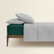 Полуторна постільна білизна GREY GEOMETRY CS4