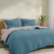 Євро постільна білизна з простирадлом на резинці SKY QUARTZ CS1