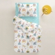 Простирадло на резинці 200x200 MINT STARFALL