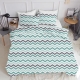 Наволочка на подушку 50х50 ZIGZAG MINT GREY