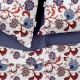 Двоспальна постільна білизна з простирадлом на резинці ETHNIC FLOWER CS5