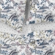 Євро постільна білизна з простирадлом на резинці FLOWERS YARD CS6