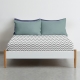 Простирадло полуторне 155х240 GREY ZIGZAG