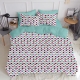 Євро простирадло 220х240 MINT DOTS