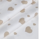 Простирадло на резинці для коляски та люльки 40x80 SAND HEARTS