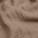 Простирадло на резинці муслін 200x200x30 BROWN