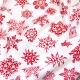 Простирадло на резинці фланель 90х200 SNOWFLAKES CS2