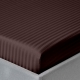 Сімейна постільна білизна сатин з простирадлом на резинці WALNUT CS2