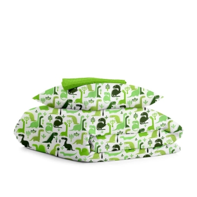 Дитяча постільна білизна в ліжечко GREEN DINO