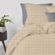 Полуторна постільна білизна BEIGE GEOMETRY CS1