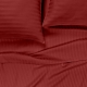 Сімейна постільна білизна сатин з простирадлом на резинці BURGUNDY CS1