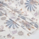 Сімейна постільна білизна з простирадлом на резинці FLORAL ORNAMENT CS2
