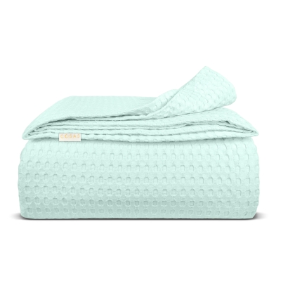 Плед покривало 200х220 Mint Waffle Weave