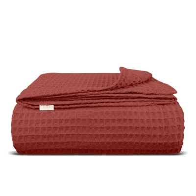 Плед покривало вафельне 200х220 Ruby Greek Waffle