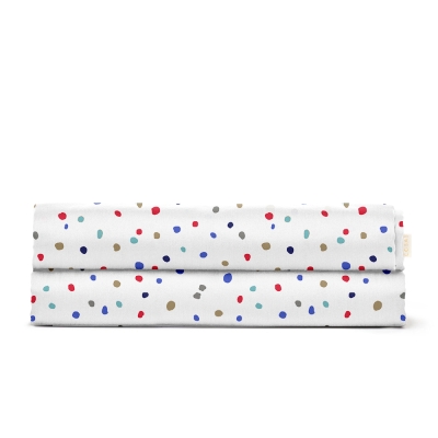 Дитяче простирадло 110х160 COLORFUL BLOTS CS3
