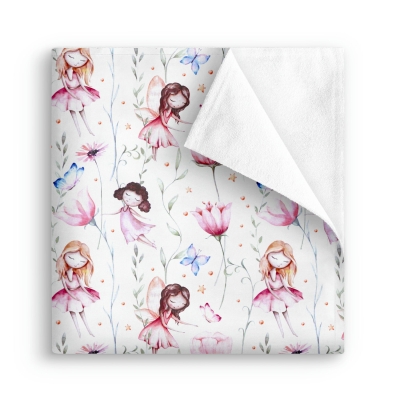 Багаторазова непромокаюча пелюшка 100х120 FAIRIES FLOWERS