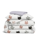 Дитяча постільна білизна фланель в ліжечко PLAYFUL CATS CS5