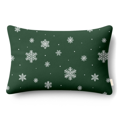 Наволочка фланель 50х70 SNOWFLAKES FOREST