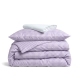 Підліткова постільна білизна з простирадлом на резинці LAVENDER MINI CHECK