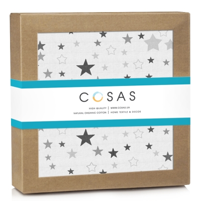 Пелюшка муслінова 80x100 Stars CS1