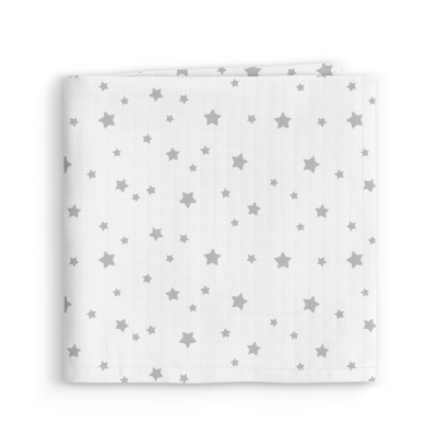 Муслінові пелюшки 75x75 GREY STARFALL