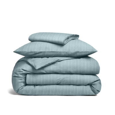 Підліткова преміум постільна білизна з простирадлом на резинці OCEAN WAVE