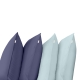 Набір наволочок на подушку 50х70 DARK BLUE & LIGHT BLUE SET