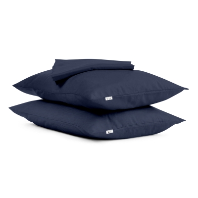 Набір наволочки і простирадло DARK BLUE