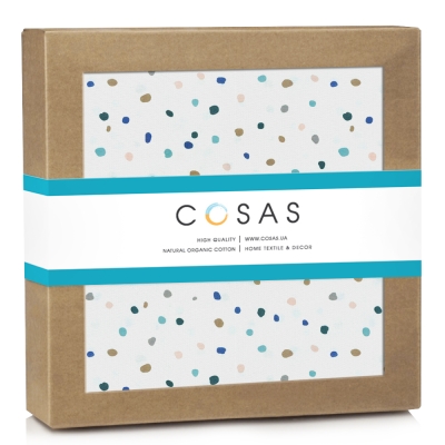 Дитячий непромокаючий наматрацник 60х120 COLOR BLOTS