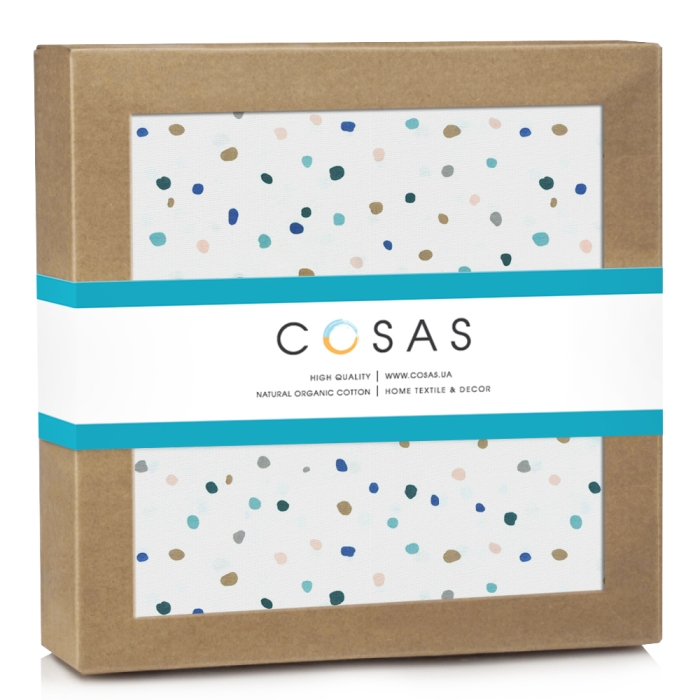 Дитячий непромокаючий наматрацник 60х120 COLOR BLOTS