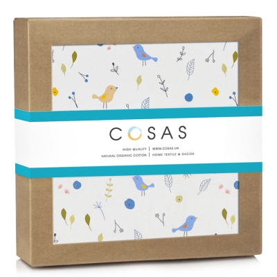 Дитячий непромокаючий наматрацник 70х140 GOLDENSONGBIRDS