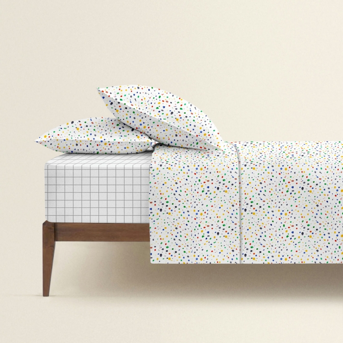 Двоспальна постільна білизна DOTS