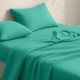 Двоспальна постільна білизна фланель з простирадлом на резинці BERMUDA CS1