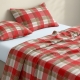 Сімейний комплект фланель з простирадлом на резинці BERRY TARTAN
