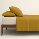 Євро постільна білизна з простирадлом на резинці HONEY DOT CS4