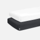 Набір простирадло на резинці 140х200 WHITE / BLACK